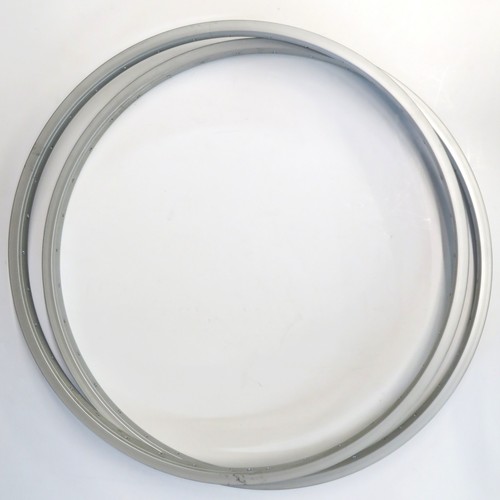 Pair silver aluminum inch - aluminum,